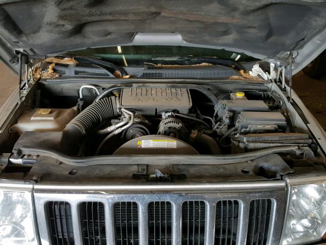 1J4RG4GK6AC129615 - 2010 JEEP COMMANDER Gümüş foto 7