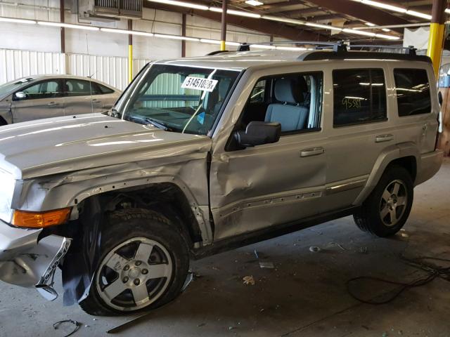 1J4RG4GK6AC129615 - 2010 JEEP COMMANDER Gümüş foto 9