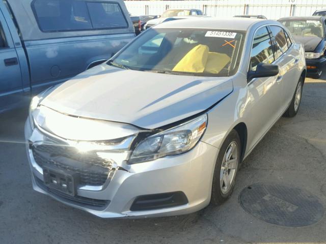 1G11B5SL3EF270503 - 2014 CHEVROLET MALIBU LS ვერცხლისფერი ფოტო 2