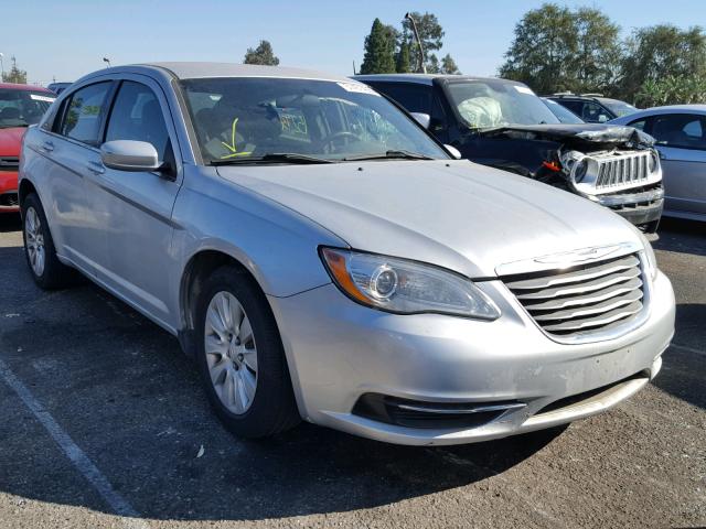 1C3CCBAB2CN191948 - 2012 CHRYSLER 200 LX SILVER photo 1