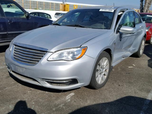 1C3CCBAB2CN191948 - 2012 CHRYSLER 200 LX SILVER photo 2