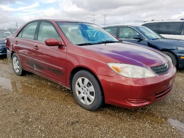 4T1BE32K52U032461 - 2002 TOYOTA CAMRY LE RED photo 1
