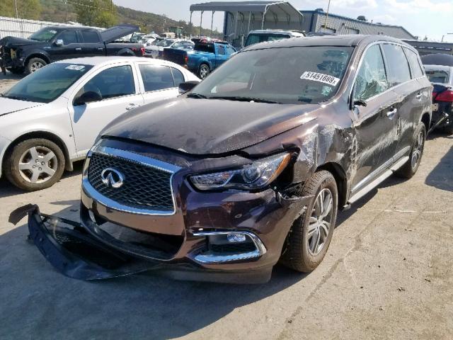 5N1DL0MN4LC506511 - 2020 INFINITI QX60 LUXE BROWN photo 2