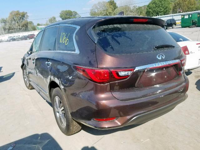 5N1DL0MN4LC506511 - 2020 INFINITI QX60 LUXE BROWN photo 3