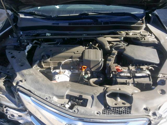 19UUB1F32FA006051 - 2015 ACURA TLX GRAY photo 7