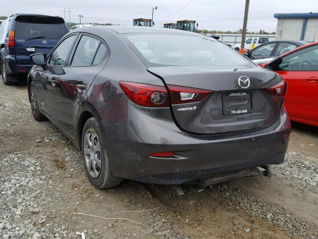 JM1BM1T7XE1134818 - 2014 MAZDA 3 SV GRAY photo 3