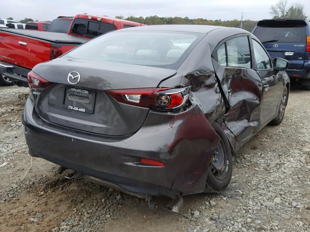 JM1BM1T7XE1134818 - 2014 MAZDA 3 SV GRAY photo 4