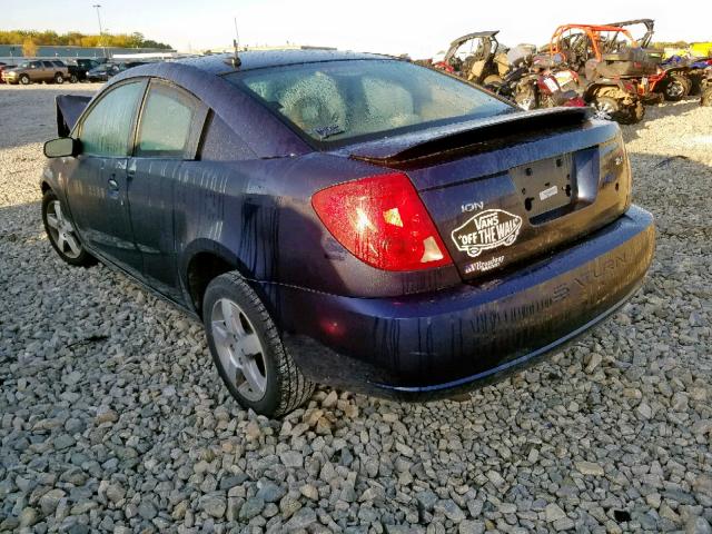 1G8AW18B47Z133343 - 2007 SATURN ION LEVEL BLUE photo 3