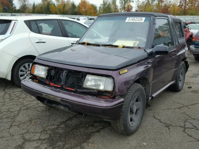 2S3TC02C3V6402963 - 1997 SUZUKI SIDEKICK J PURPLE photo 2