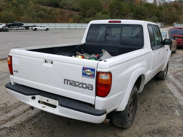 4F4YR16U82TM09557 - 2002 MAZDA B3000 CAB WHITE photo 4