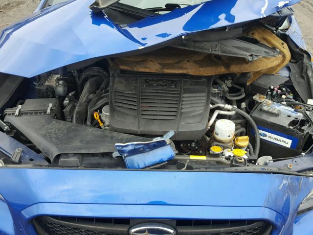 JF1VA1A63F9807327 - 2015 SUBARU WRX BLUE photo 7