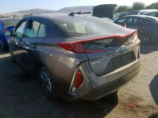 JTDKARFP9J3085614 - 2018 TOYOTA PRIUS PRIM 石墨色 照片 3