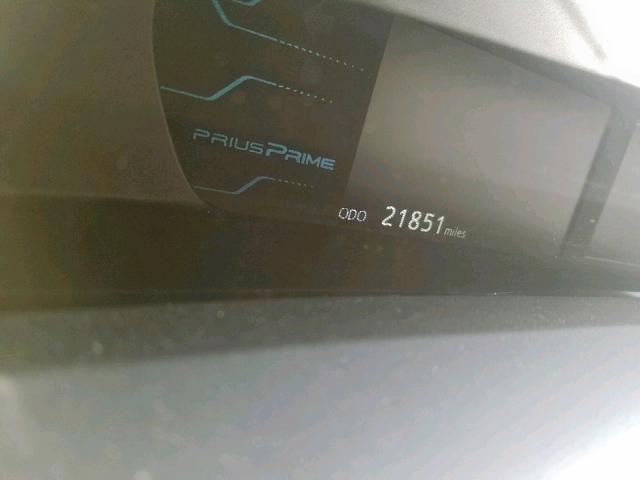 JTDKARFP9J3085614 - 2018 TOYOTA PRIUS PRIM 石墨色 照片 8