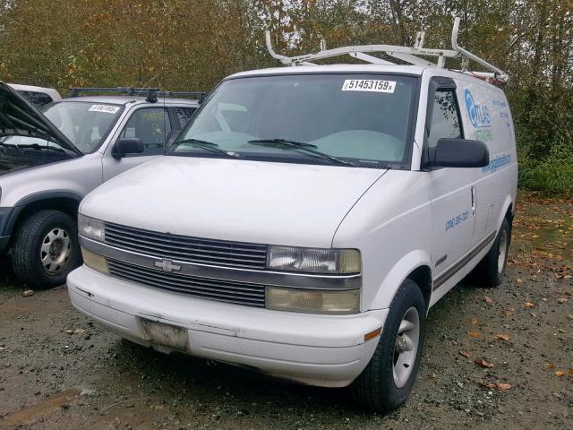 1GCDM19W1VB232976 - 1997 CHEVROLET ASTRO WHITE photo 2