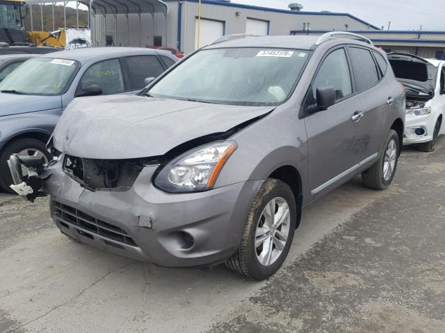 JN8AS5MT0FW668827 - 2015 NISSAN ROGUE SELE GRAY photo 2