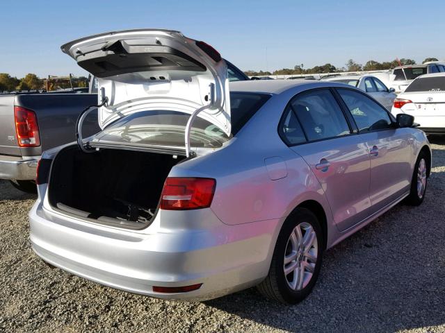 3VW2K7AJ8FM202221 - 2015 VOLKSWAGEN JETTA BASE Արծաթագույն լուսանկար 4