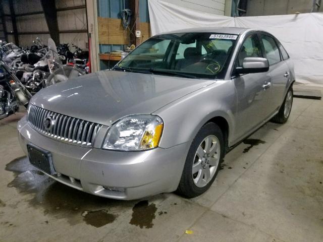 1MEHM40137G610823 - 2007 MERCURY MONTEGO LU SILVER photo 2