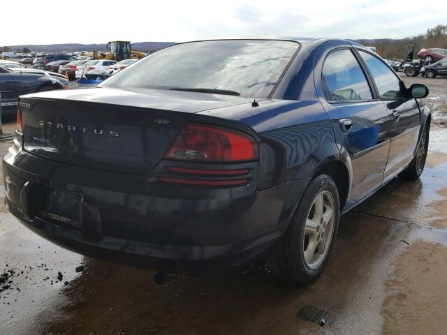 1B3EL46X46N278857 - 2006 DODGE STRATUS SX BLUE photo 4