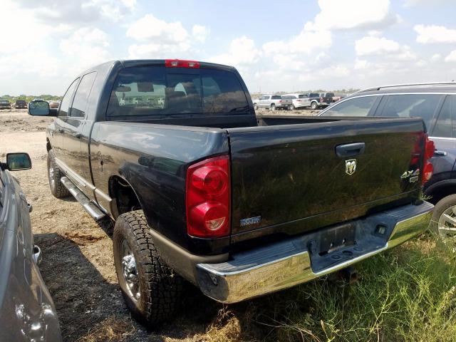 3D3KS29A98G146244 - 2008 DODGE RAM 2500 BLACK photo 3