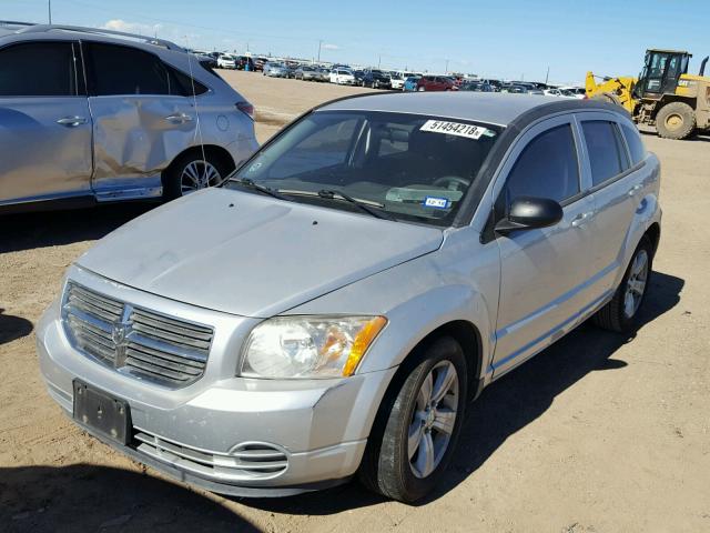 1B3CB4HA1AD650642 - 2010 DODGE CALIBER SX SILVER photo 2