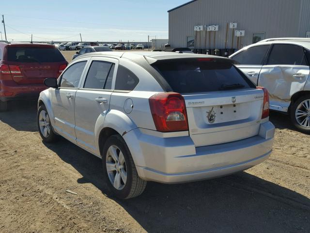 1B3CB4HA1AD650642 - 2010 DODGE CALIBER SX SILVER photo 3