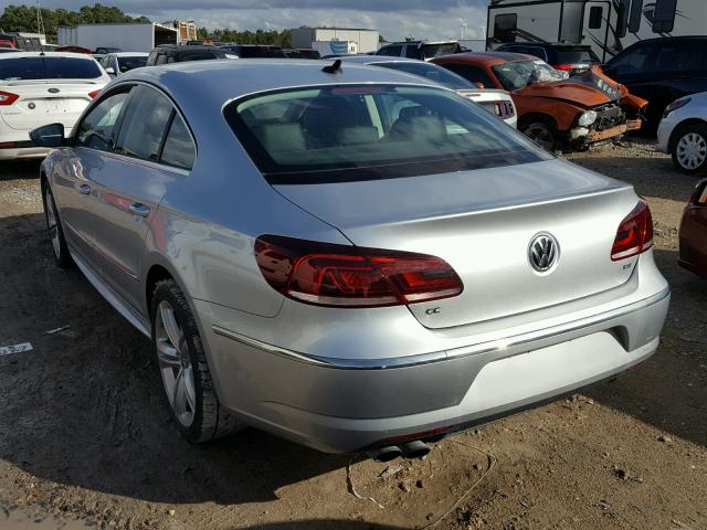 WVWBN7AN7GE501445 - 2016 VOLKSWAGEN CC BASE SILVER photo 3