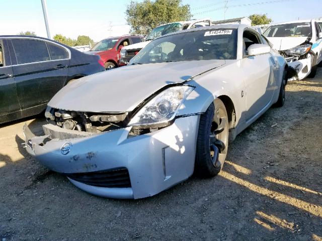 JN1BZ34D07M505376 - 2007 NISSAN 350Z COUPE SILVER photo 2