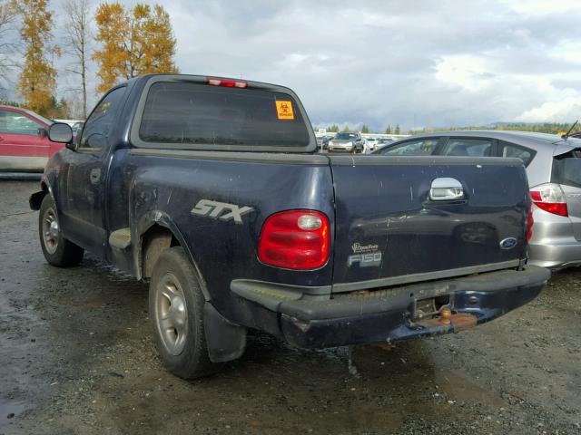 2FTRF07274CA01805 - 2004 FORD F-150 HERI BLUE photo 3