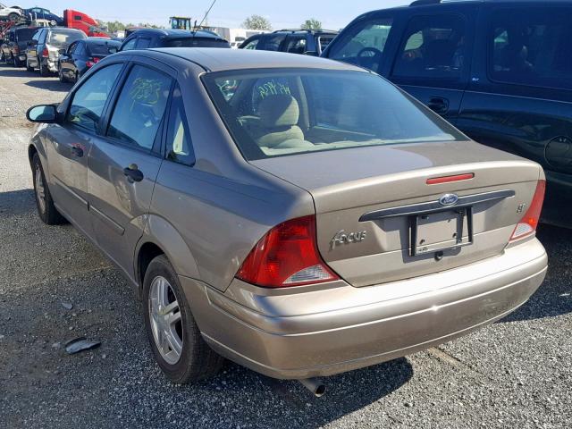 1FAFP34PX3W335336 - 2003 FORD FOCUS SE TAN photo 3