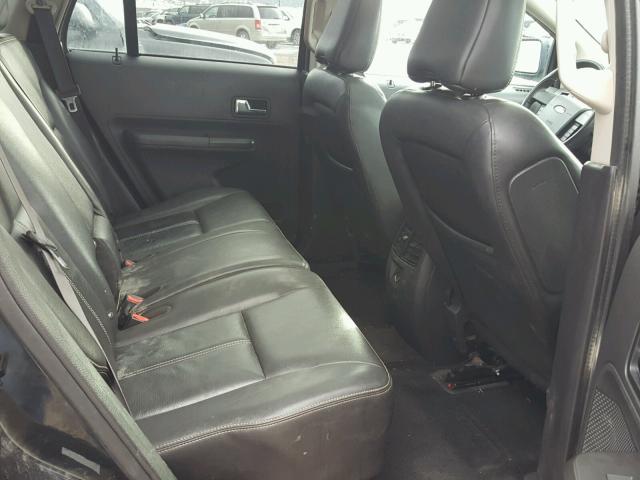 2FMDK49C07BA74619 - 2007 FORD EDGE SEL P BLACK photo 6