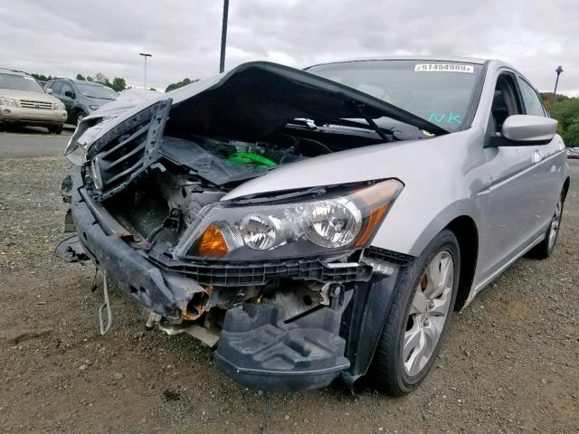 1HGCP36878A035729 - 2008 HONDA ACCORD EXL SILVER photo 2