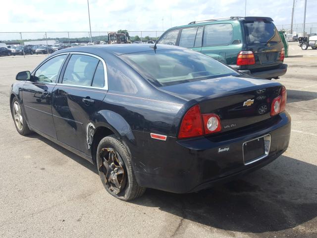 1G1ZB5EB5AF227023 - 2010 CHEVROLET MALIBU LS 黑色 照片 3