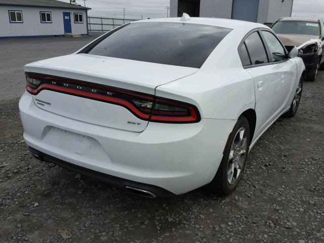 2C3CDXJG5GH281955 - 2016 DODGE CHARGER SX WHITE photo 4