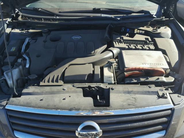 1N4CL21EX7C215846 - 2007 NISSAN ALTIMA HYB GRAY photo 7