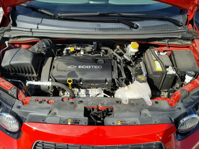 1G1JA5SH2C4115416 - 2012 CHEVROLET SONIC LS RED photo 7