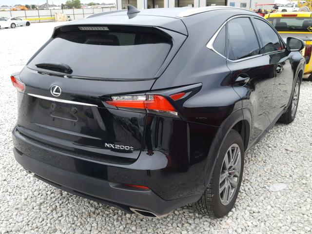 JTJBARBZXF2006193 - 2015 LEXUS NX 200T BLACK photo 4