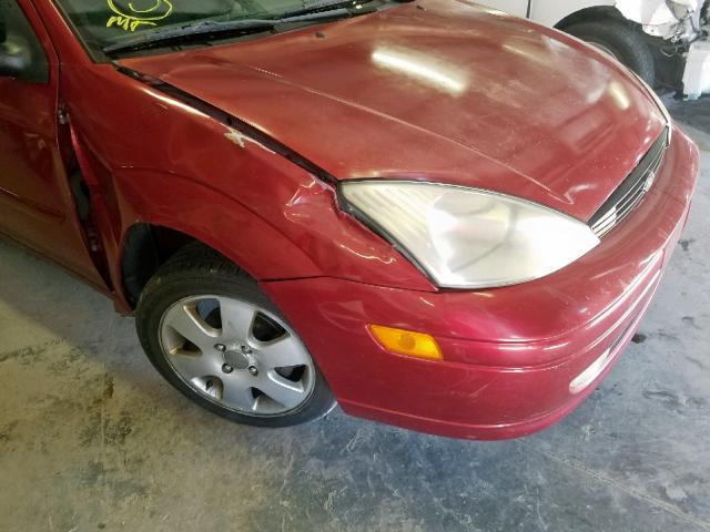 1FAFP38322W334073 - 2002 FORD FOCUS ZTS RED photo 9