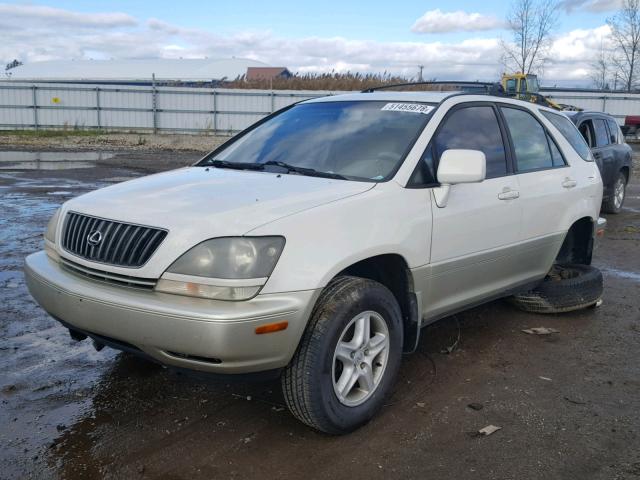 JT6HF10U2X0066464 - 1999 LEXUS RX 300 WHITE photo 2