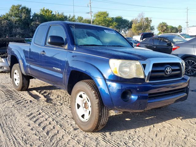 5TETX62N57Z425454 - 2007 TOYOTA TACOMA PRE BLUE photo 1