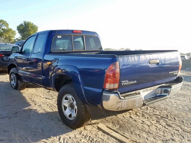 5TETX62N57Z425454 - 2007 TOYOTA TACOMA PRE BLUE photo 3