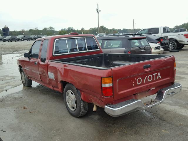 JT4RN93PXR5093387 - 1994 TOYOTA PICKUP 1/2 RED photo 3