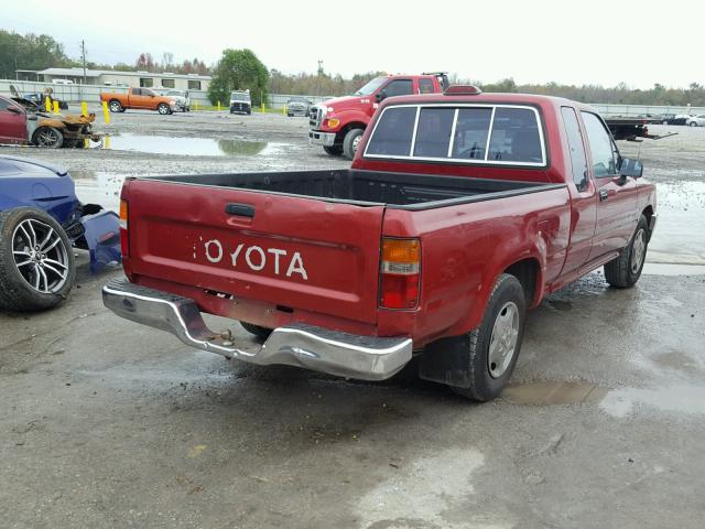 JT4RN93PXR5093387 - 1994 TOYOTA PICKUP 1/2 RED photo 4