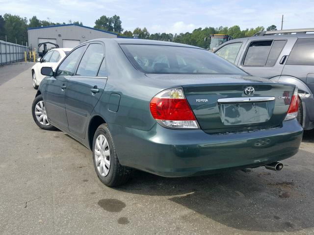 4T1BE32KX5U030967 - 2005 TOYOTA CAMRY LE GREEN photo 3