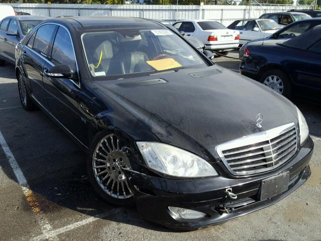 WDDNG76X77A109242 - 2007 MERCEDES-BENZ S 600 BLACK photo 1