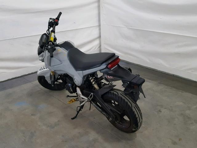 MLHJC6110F5107886 - 2015 HONDA GROM 125 GRAY photo 3