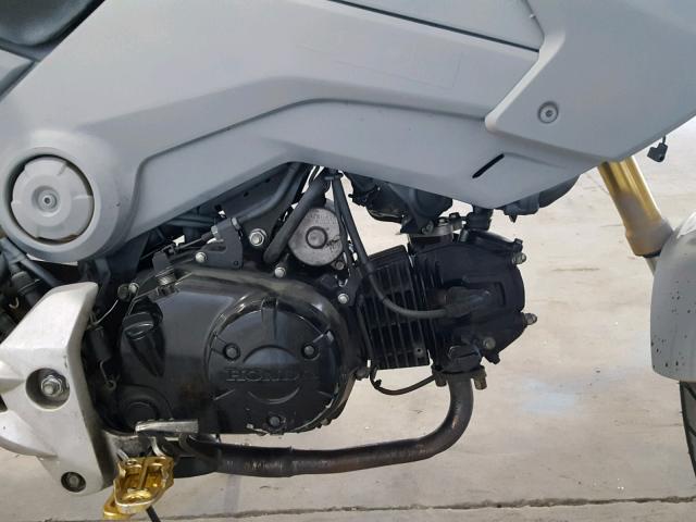 MLHJC6110F5107886 - 2015 HONDA GROM 125 GRAY photo 7