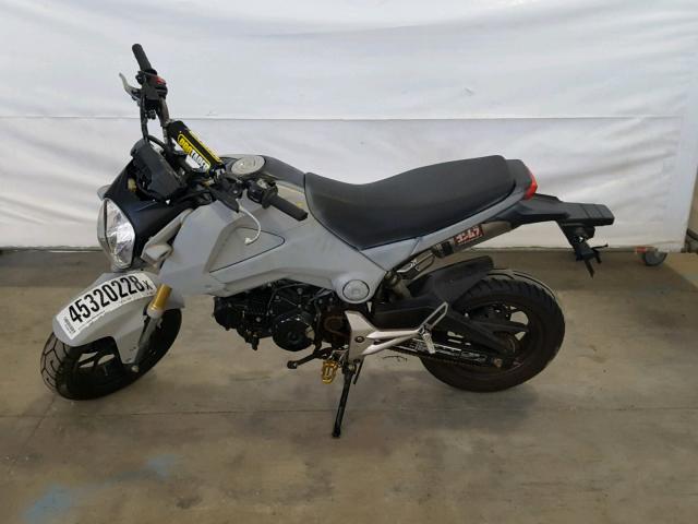 MLHJC6110F5107886 - 2015 HONDA GROM 125 GRAY photo 9