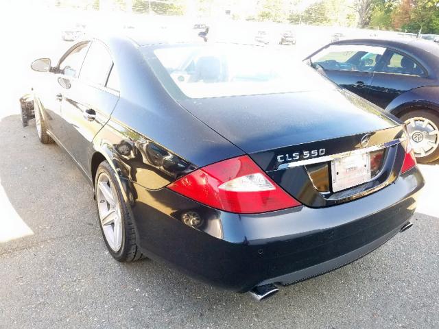 WDDDJ72X58A133768 - 2008 MERCEDES-BENZ CLS 550 BLACK photo 3