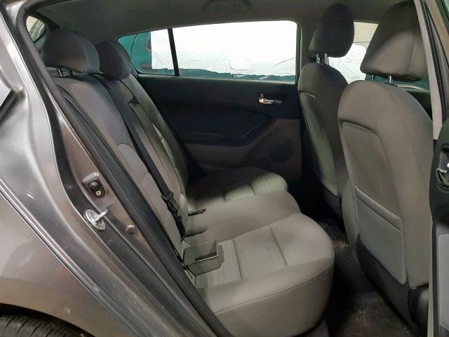 KNAFX5A87E5166627 - 2014 KIA FORTE EX GRAY photo 6