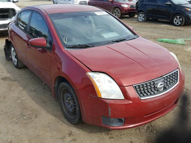 3N1AB61E77L691524 - 2007 NISSAN SENTRA 2.0 BURGUNDY photo 1